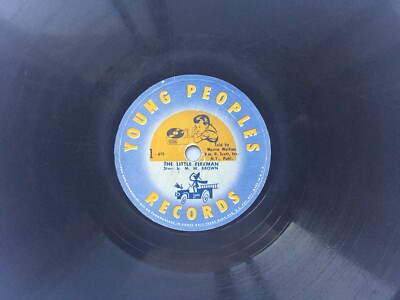 Kiddie Record 78rpm  The Little Fireman  Young Peoples Records #615 