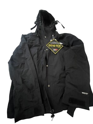 North Face GoreTex Mountain Jacket - Black Color Size L- NWT