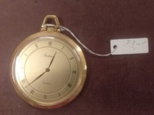 goldfarbene Taschenuhr, Rodania, Quartz, neu