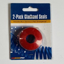 RoadPro Blue Service  Red Emergency Gladhand Seals Twin Pack TWO