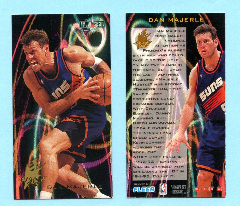 1994-95 Fleer Basketball #3 Dan Majerle Phoenix Suns Box 719