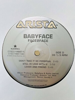 美品 babyface face2face 2LP レコード R&B　vinyl Babyface - Face 2 Face - Amazon.com Music