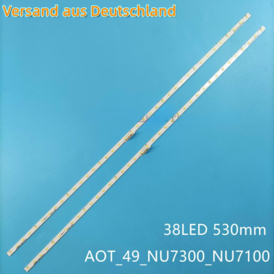 BN96-45953B 45953A LED-Streifen(2) für Samsung UE49NU7140 UE49NU7100 UA49NU7500