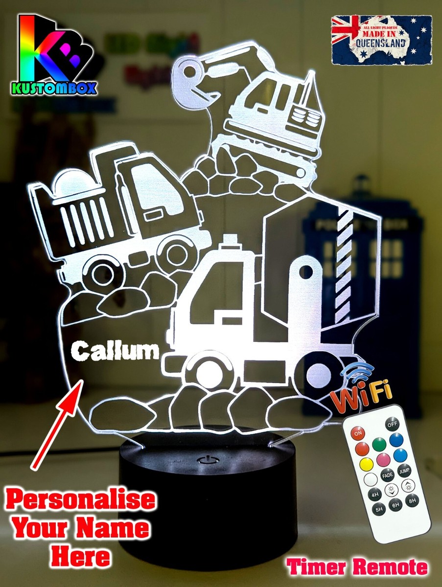 Monster Truck Night Light For Boys Customizing RAM TRX With Amber Mode And  Colored Lights For Trucks