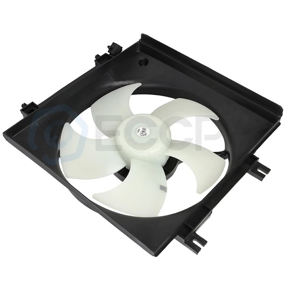 Electric Radiator Condenser Cooling Fan Assembly For 2008-2011 Subaru Impreza Foto 3 de 4