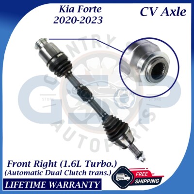 GSP OEM Front Right CV Axle For 2020-2023 Kia Forte Automatic Dual Clutch Trans.