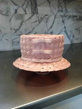 Woman's MAKINS New York Pink Straw Hat