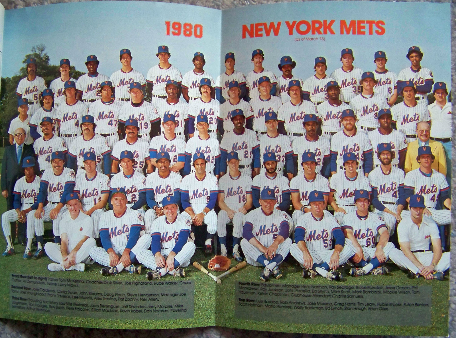New York Mets Shea Stadium 1980 Year Book yearbook eBay