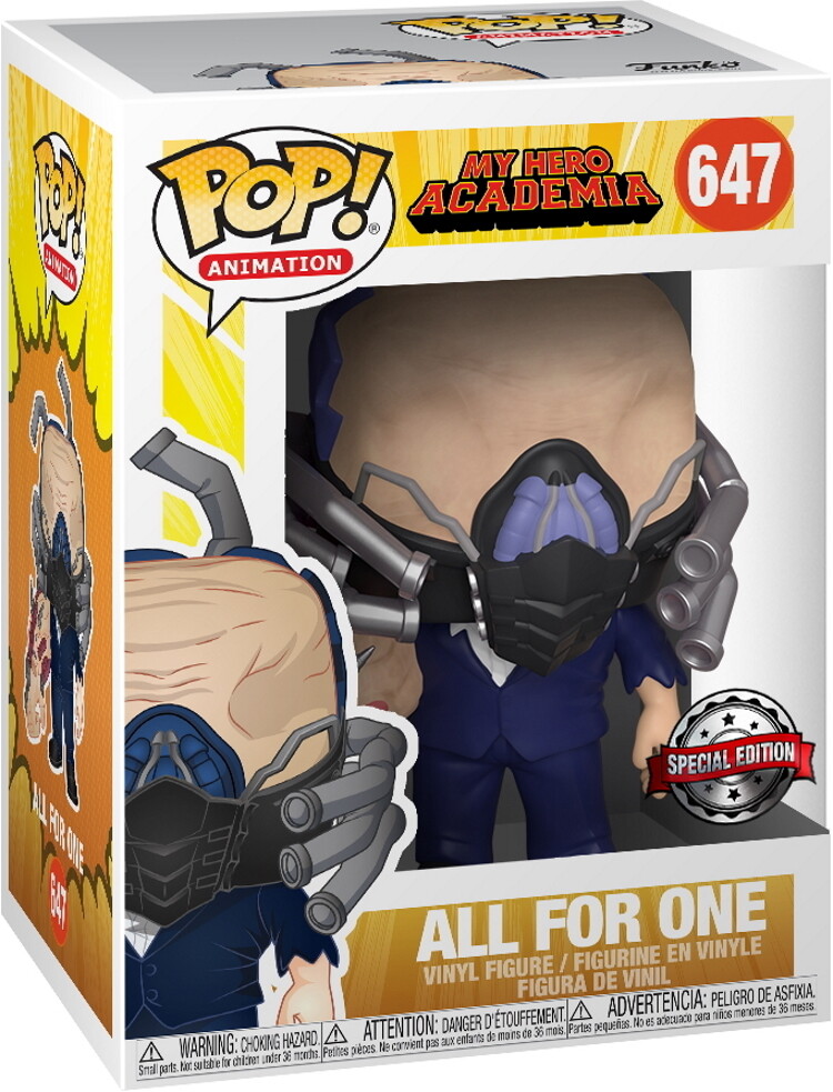 fanko pop まとめ売り　「期間限定セール中」 My Hero Academia - All For One Special Edition 647 Speciel