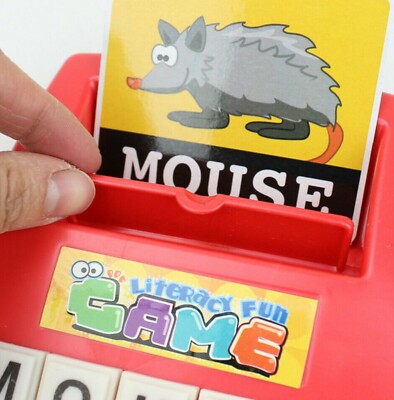 1 Set Literacy Fun Game Words Learning Card for Kids Toddlers