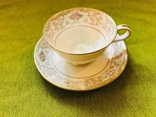 Noritake China Footed Cup and Saucer set Croydon 5908
