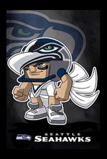 Seattle Seahawks 3 Character NFL FOOTBALL TEAM  Sports -Refrigerator MAGNET