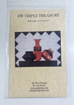 SW Triple Treasure Wall Quilt Pattern Jay Bee Designs