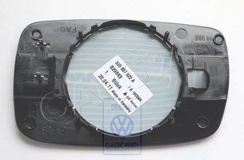 Genuine Volkswagen Mirror Glass Convex Right LHD NOS VW Corrado 535857522A