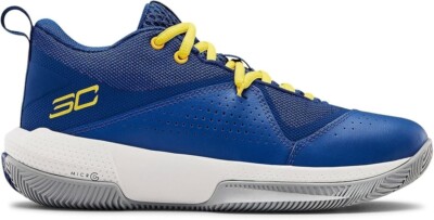 New Under Armour Kids GS SC 3Zero IV Blue/White 7 Y