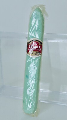 Vintage 1995 Swell EL BUBBLE Gum Cigar 4.25  Gold Label candy container MINT