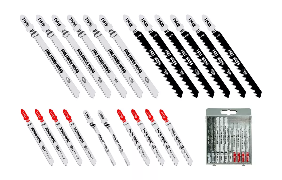 Jigsaw Blades for DeWalt DCS334B DW3742C for Wood Metal 21 Pack