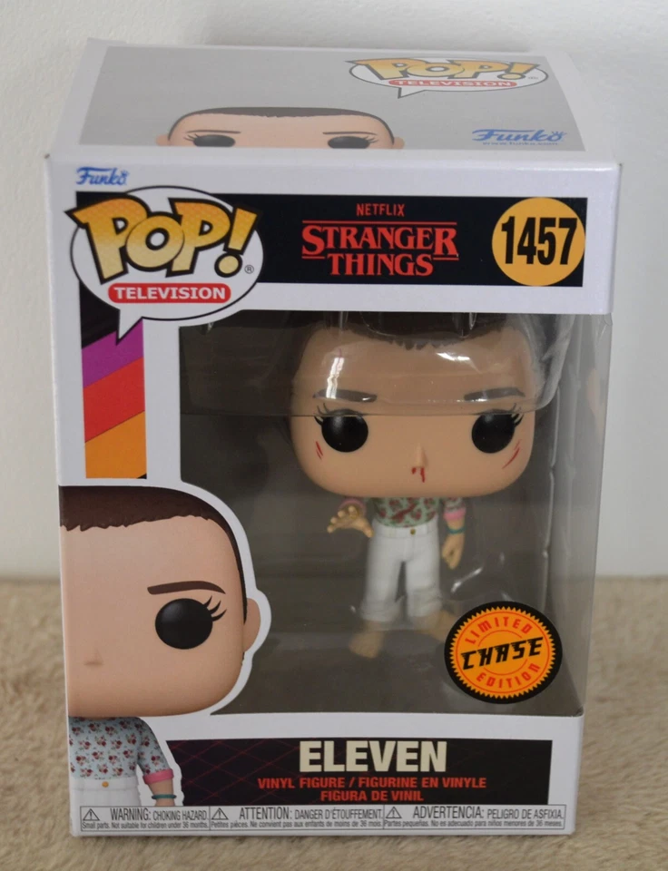 POP FUNKO 1457 ELEVEN Chase TELEVISION STRANGER THINGS figurine sticker