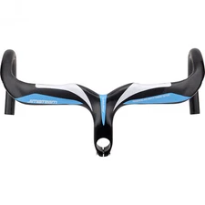 Full Carbon Fiber Road Bike Drop Bar Bicycle Integrated Handlebars and Stem