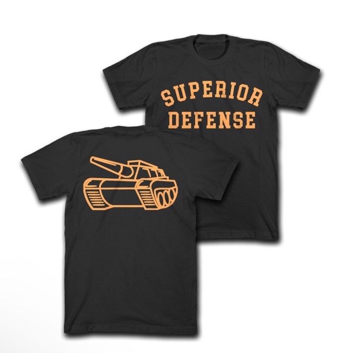 Superior Defense Tシャツ M SupDef Superior Defense Tank Athletic Tee T Shirt Black