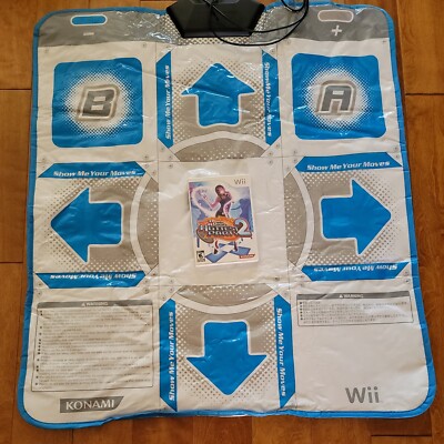 Wii Game, Dance Party 2 & Konami Co Troller PAD Open Box