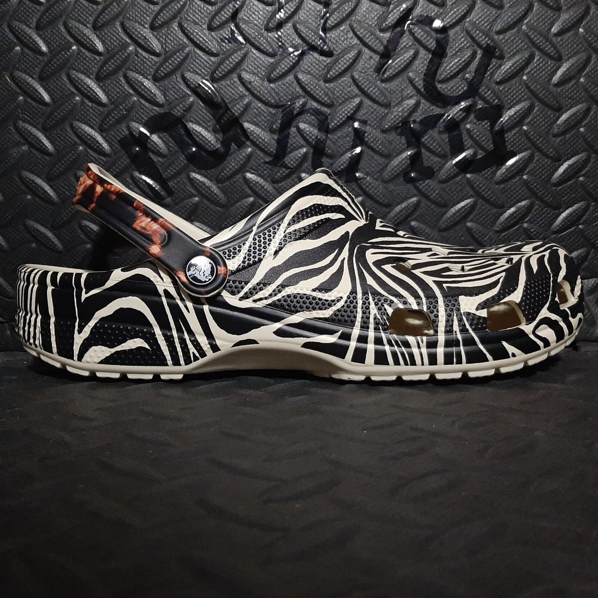 CROCS Classic Animal Remix Clog Zebra Print Men