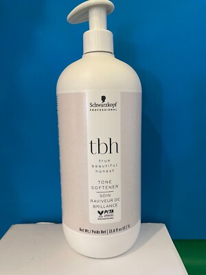 Schwarzkopf TBH True Beautiful Honest Tone Softener 33.8oz New & Authentic