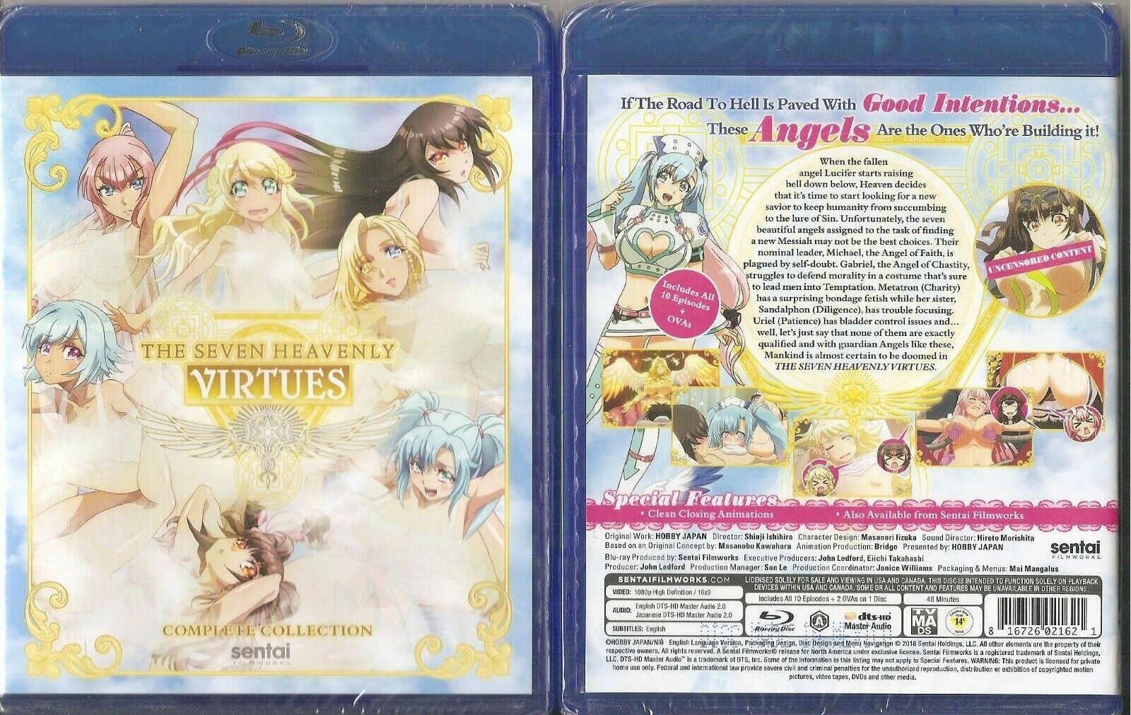 The Seven 7 Heavenly Virtues Complete Anime Collection Anime Blu-ray  816726021621