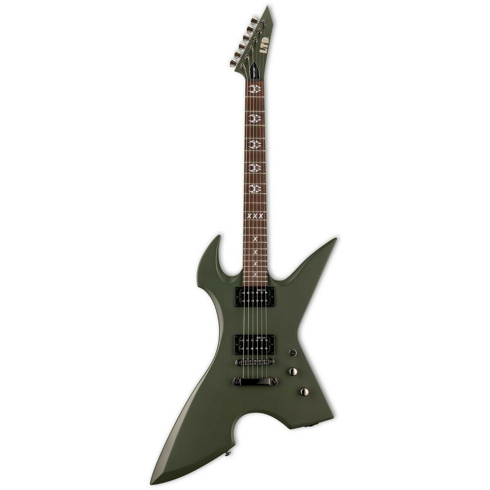 ESP LTD Max Cavalera MAX-200 RPR Military Green Satin Electric Guitar + B-Stock