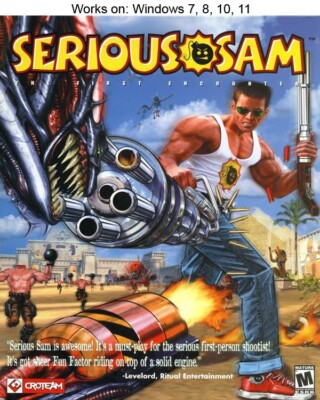 Serious Sam: The First Encounter PC Game 2001 Windows 10 11