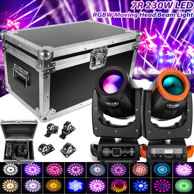 7R 230W LED Strahl Moving Head 16 Prisma 14 Gobos DJ Bühnenlicht mit Flightcase