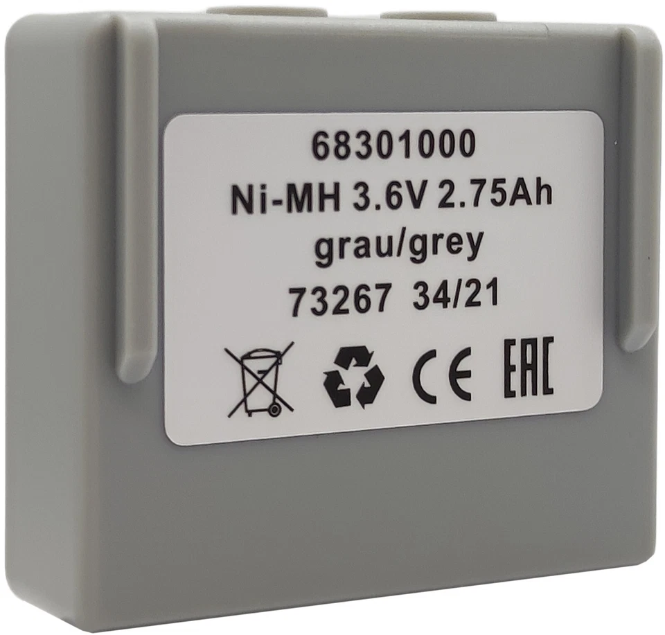 2 x 2750mAh 68301000 Control Remoto Ni-MH Batería Para Hetronic 68300900 3.6V EE. UU. Foto 2 de 4