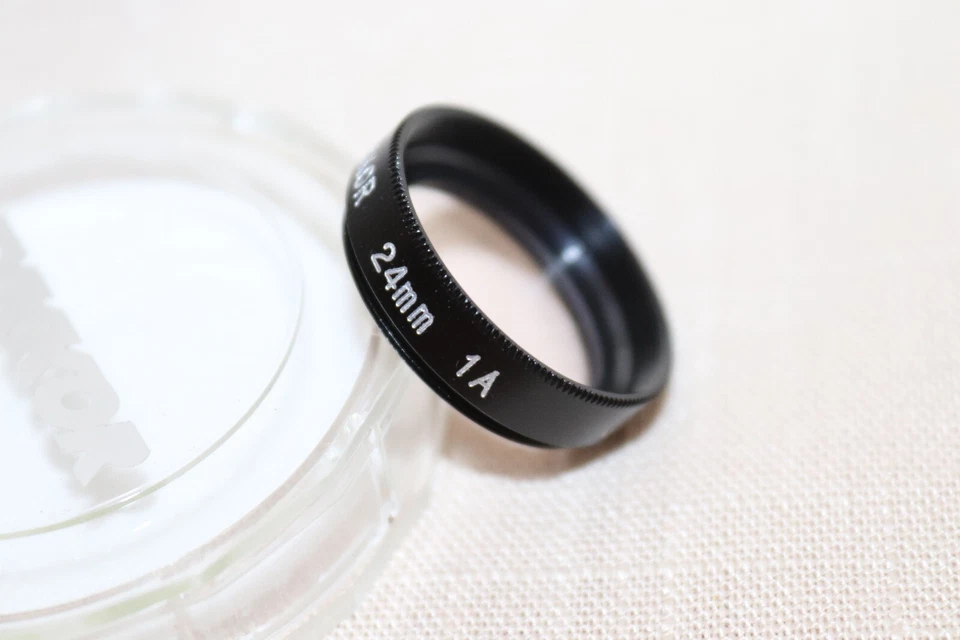 NEW Vtg ZYKKOR 24mm SKYLIGHT 1A FILTER Japan 24mm Thread Sky 1A Filter - MINT - Image 4 of 4