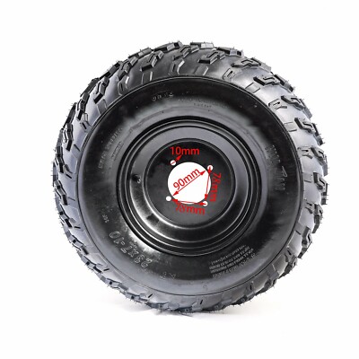 4 BOLT HUB 23X7-10 TIRE RIM WHEEL 10'' ATV QUAD GO KART GOLF CART MOWER 23X7X10