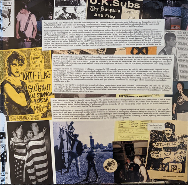 Anti-Flag - Die For The Government (LP, Album, Ltd, RE, Red
