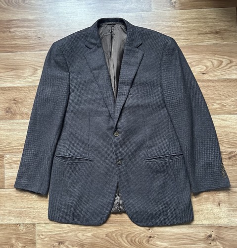 Ravazzolo Italy 50% Kaschmir 50% Wolle Sport Mantel Jacke Carlo Barbera Stoff 52R - Bild 1 von 19