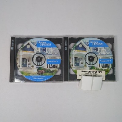 Better Homes And Gardens Home Designer Suite Computer CD 2006 version 7