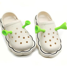Shrek Shoe Charms - Shrek Ear Croc Charms - 4 Pieces - 2 Pairs of Shoe Charms
