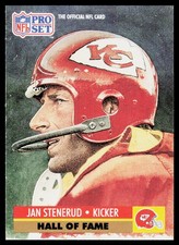 1991 Pro Set Jan Stenerud #31 Kansas City Chiefs