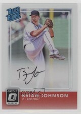 2016 Donruss Optic Rated Rookies Signatures Holo 56/75 Brian Johnson Auto 0d8