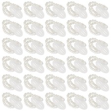 32PCS Pearl Corsage Wristlet Bracelets, Wedding Bracelet for Bridesmaids, Ela...