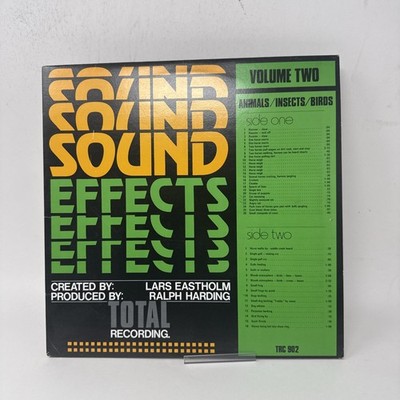Sound Effects Volume 2 Animals/Insects/Birds Vinyl Record LP VG