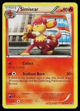 Carta Pokemon Next Destinies Simisear 16/99 Rara