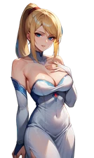 Zero Suit Samus Vinyl Car Decal Sticker 7" Weatherproof