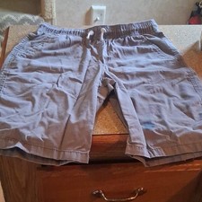 Cat Jack Boys Casual Shorts Gray L 12/14 Drawstring Elastic Waist Pockets