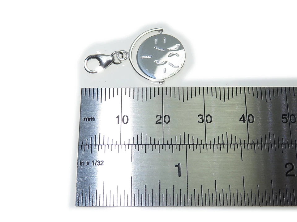 Ich liebe dich Spinner auf Clip Sterling Silber Charm .925 x1 Spinners- - Bild 4 von 4