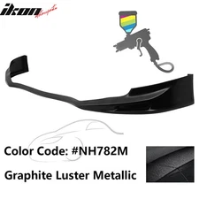 Fits 11-14 Acura TSX Painted #NH782M Black Front Lower Bumper Lip Spoiler PU
