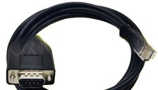 1X CBL-RJ45M9-150 RJ45 to DB9 male serial cable, 2m long