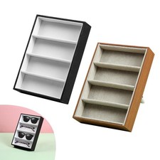 4 Slot Jewelry Watches Sunglass Show Tray Sunglasses Organizer Box Sunglasses