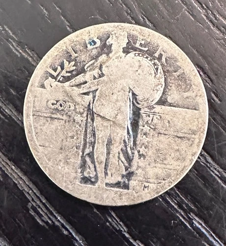 1928- 1/4 Dollar Standing Liberty Quarter Silver  nice